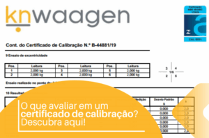 certificado de calibração