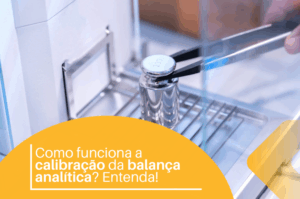 calibração de balança analítica