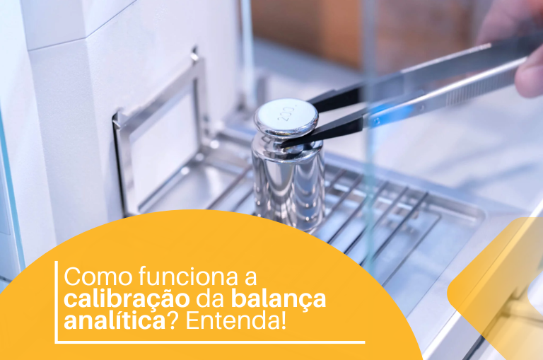 calibração de balança analítica