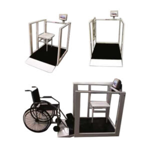 Balança médico-hospitalar para cadeirantes e pacientes com pouca mobilidade