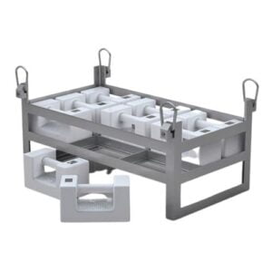 Gaiolas customizadas para içamento de pesos padrão de 10 kg e 20 kg