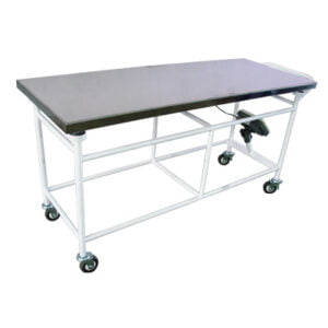 Mesa de autópsia com balança