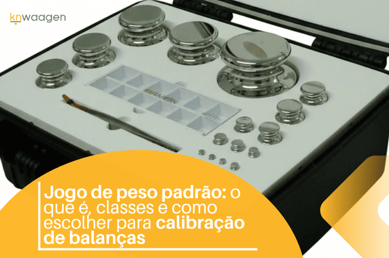 Jogo de peso padrão: o que é, classes e como escolher para calibração de balanças